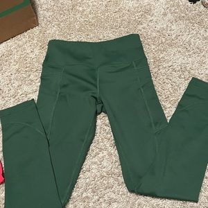 Zyia leggings. Olive green size 2. Wore twice like new light and tight style